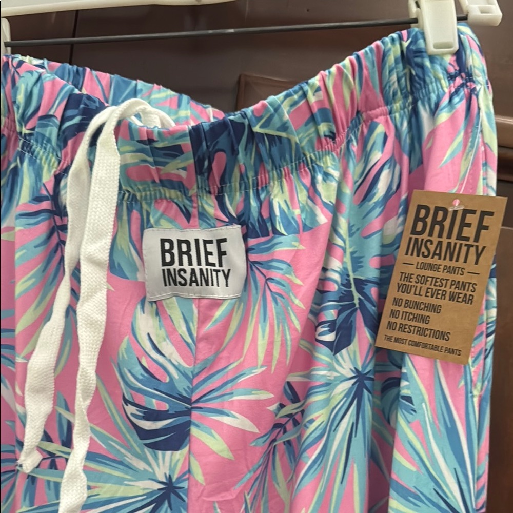 Brief Insanity Tropical Lounge Pants -NWT